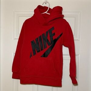 Nike Red Pullover with Black Swoosh